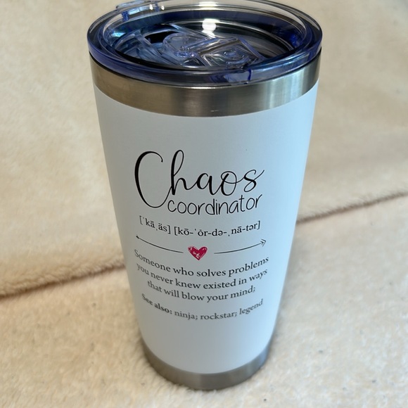 Other - Chaos Coordinator Stainless Steel Tumbler Thank You Gift for Men & Women